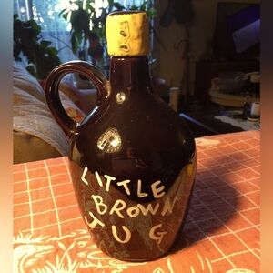VINTAGE~Moonshine Jug MOUNTAIN DEW "Aged in the Woods" Little Brown Jug